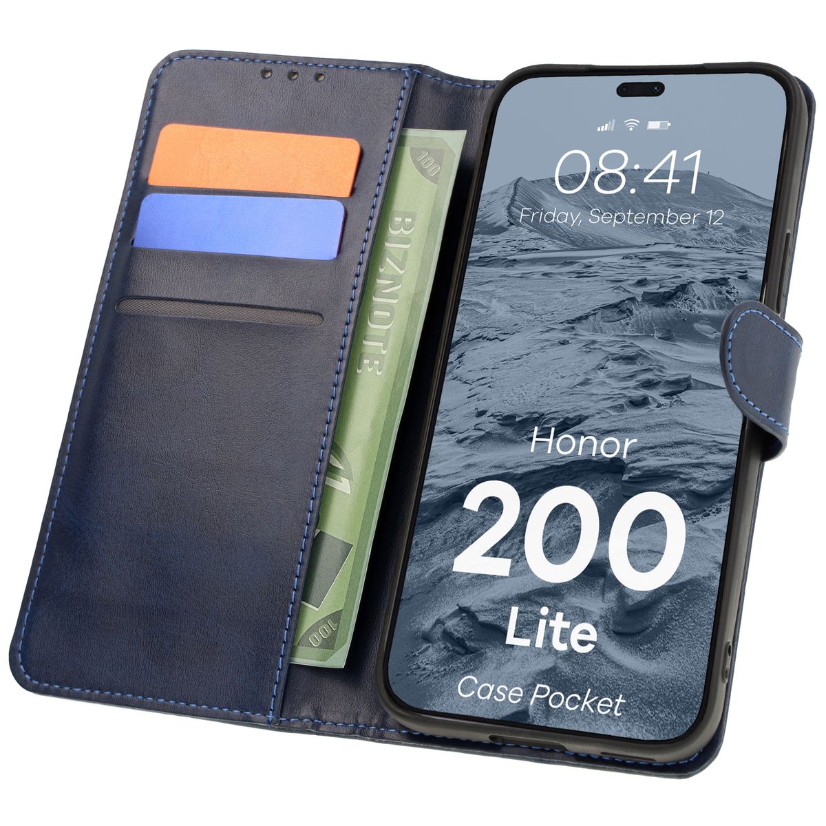 Etui z klapką Bizon Case Pocket do Honor 200 Lite